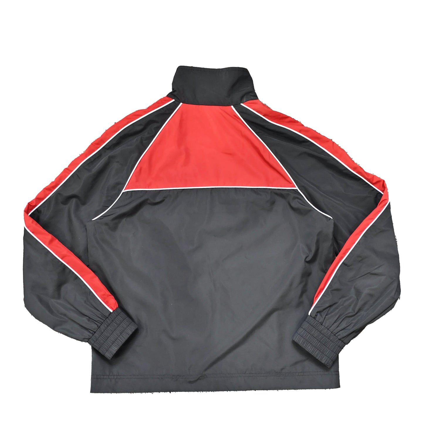Track Jacket- Black/Crimson Red