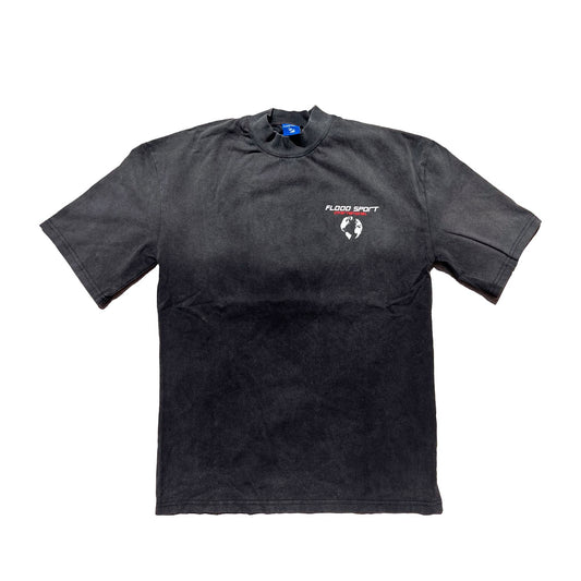 Flood Sport International Tee- Washed Black